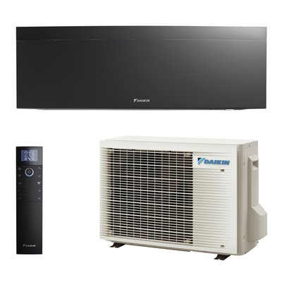 Сплит-система с инверторным управлением Daikin EMURA DC Inverter FTXJ50AB9 / RXJ50A9 Black — фото 1