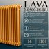 Радиатор стальной трубчатый PRIMOCLIMA LAVA 2-0500-16 BU12, золото матовое — миниатюра 4