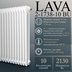 Радиатор стальной трубчатый PRIMOCLIMA LAVA 2-1738-10 BU, белый глянцевый — миниатюра 5